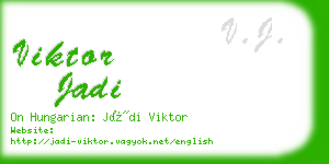 viktor jadi business card